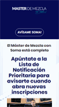 Mobile Screenshot of masterdemezclaconsoma.com