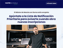 Tablet Screenshot of masterdemezclaconsoma.com